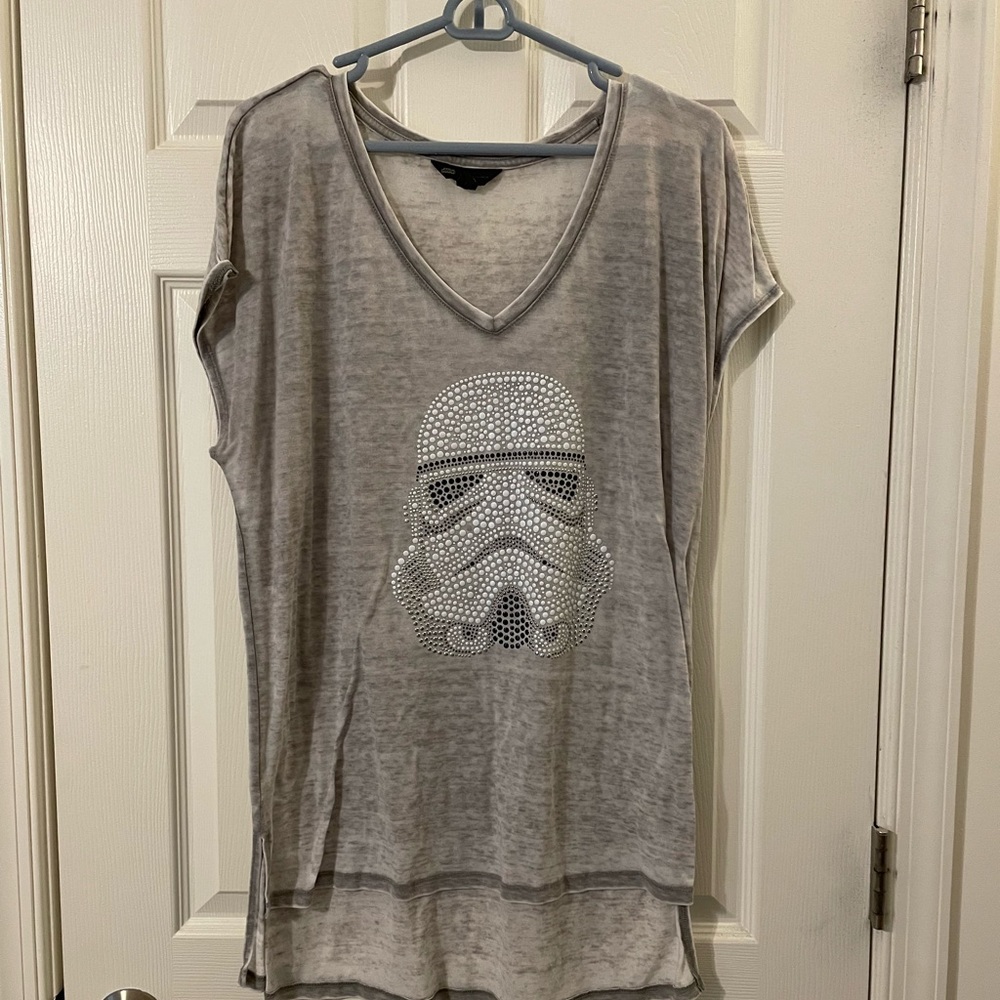 Grey XL Rock & Republic Stormtrooper Shirt